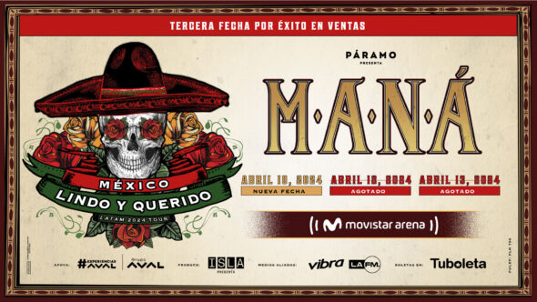 MANÁ - MÉXICO LINDO Y QUERIDO LATAM 2024 TOUR 3