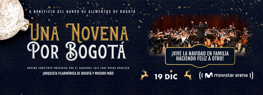 Una Novena por Bogotá: concierto solidario a cambio de alimentos