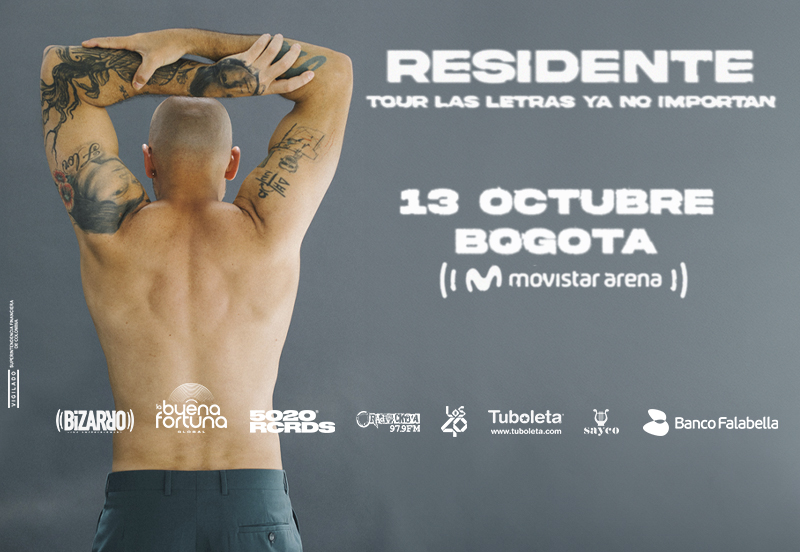 RESIDENTE - LAS LETRAS YA NO IMPORTAN TOUR