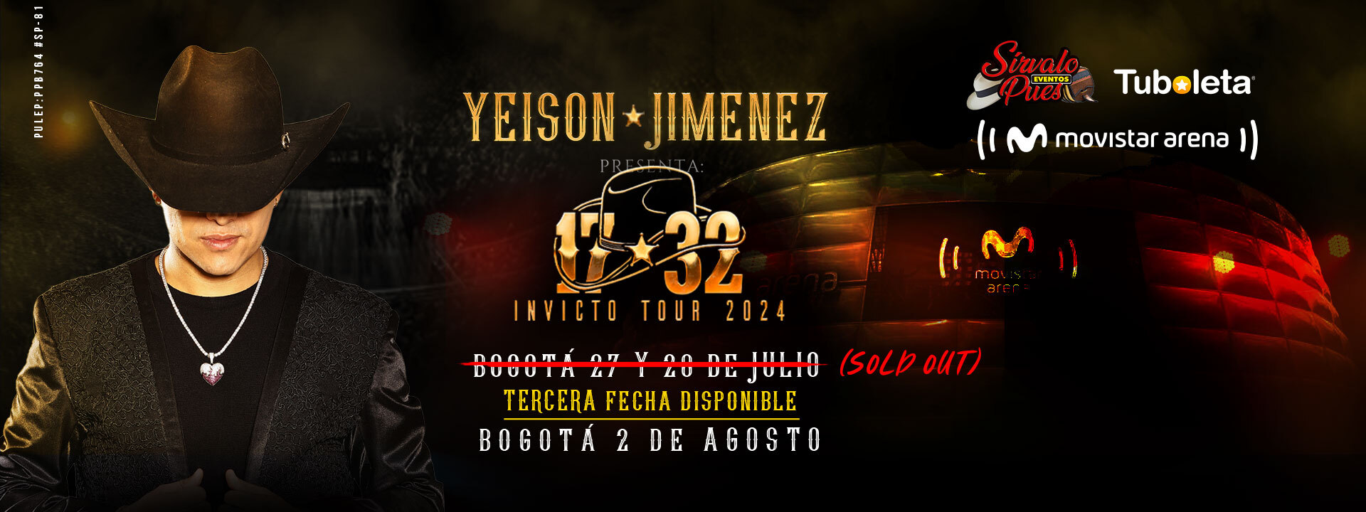 YEISON JIMENEZ INVICTO TOUR 17 * 32 - TERCERA FECHA 3