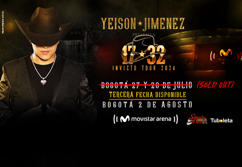 YEISON JIMENEZ INVICTO TOUR 17 * 32 – THIRD DATE