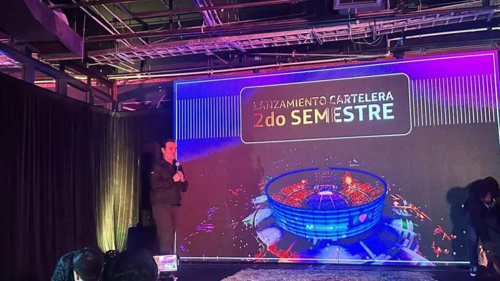 Movistar Arena anuncia más de 20 espectáculos para el segundo semestre de 2024