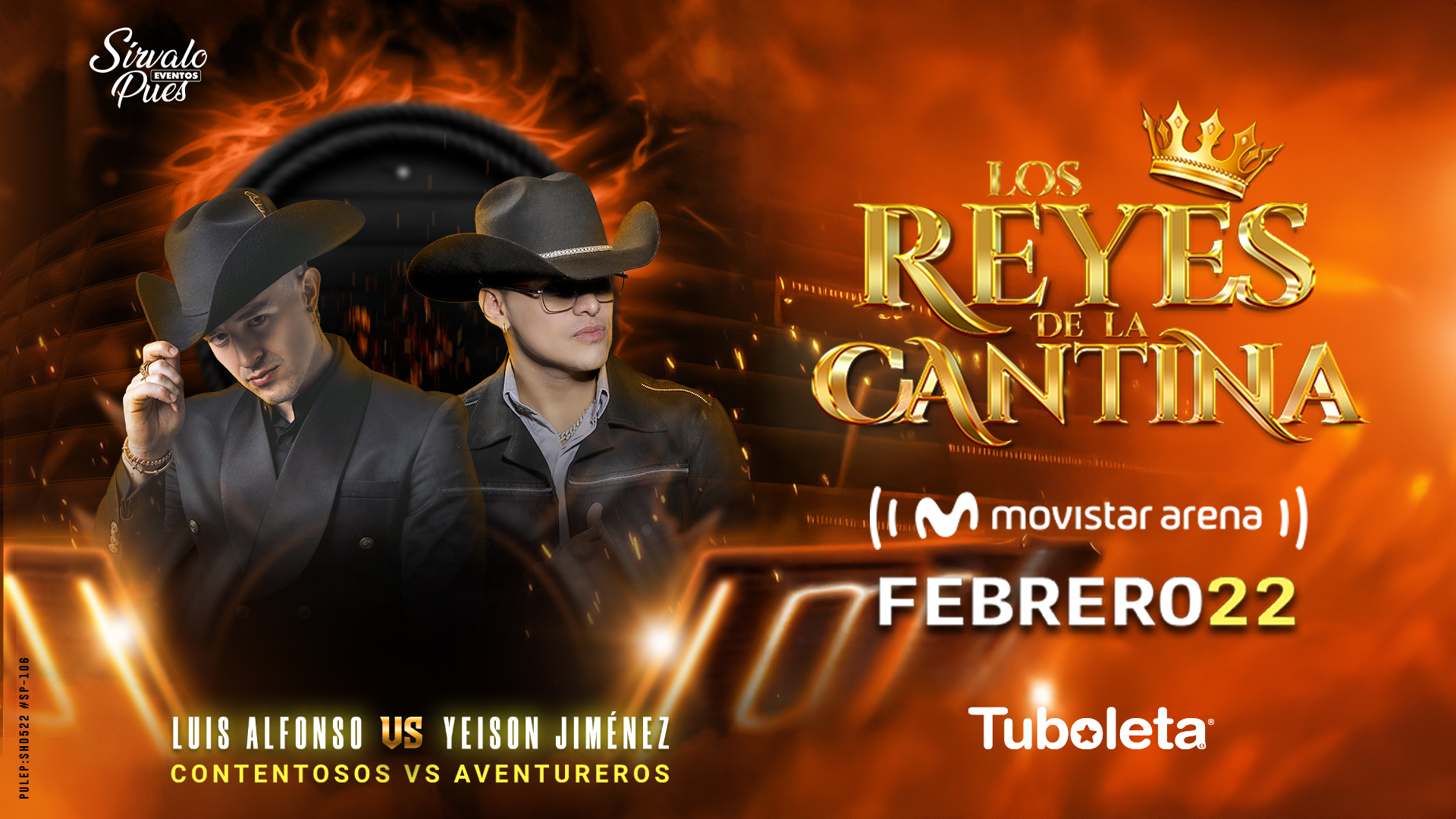 los reyes de la cantina luis alfonso vs yeison jimenez segunda fecha 3