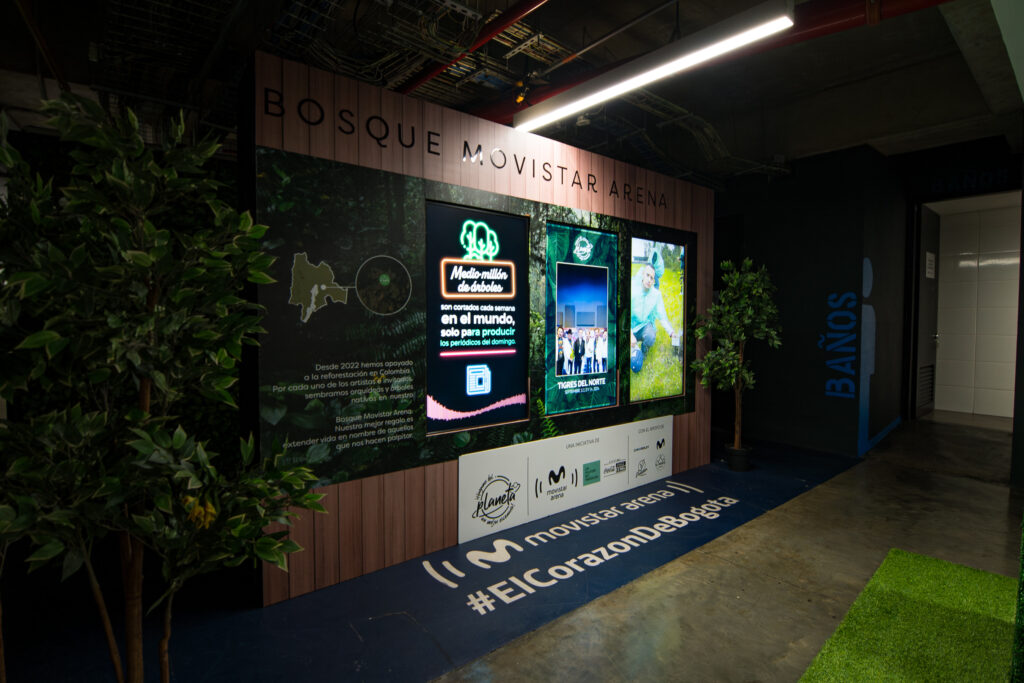 Movistar Arena, a stage that protects the planet