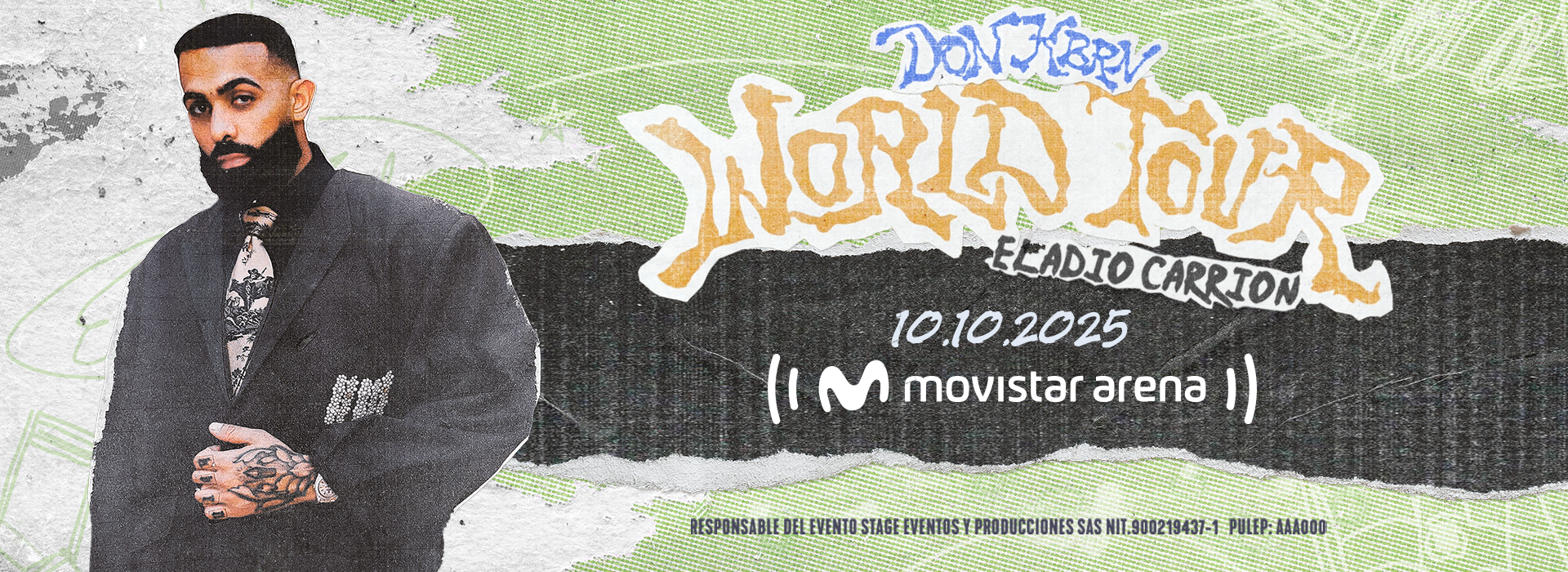 ELADIO CARRIÓN | DON KBRN WORLD TOUR - BOGOTÁ 1