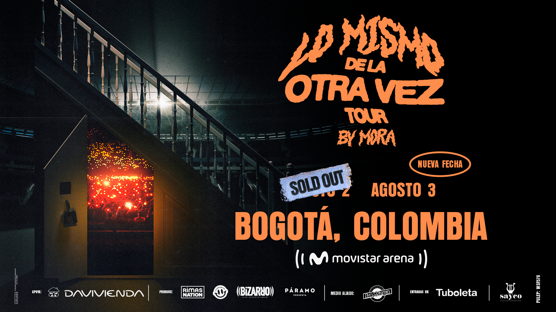 mora lo mismo de la otra vez tour segunda fecha 5
