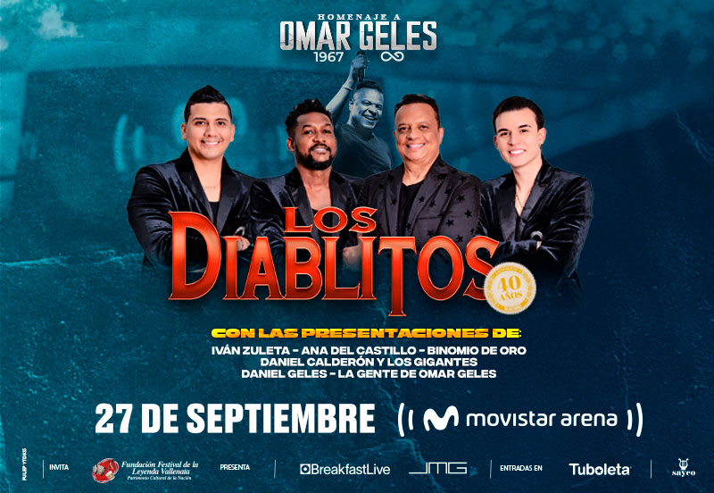 LOS DIABLITOS 40 AÑOS - HOMENAJE A OMAR GELES 1