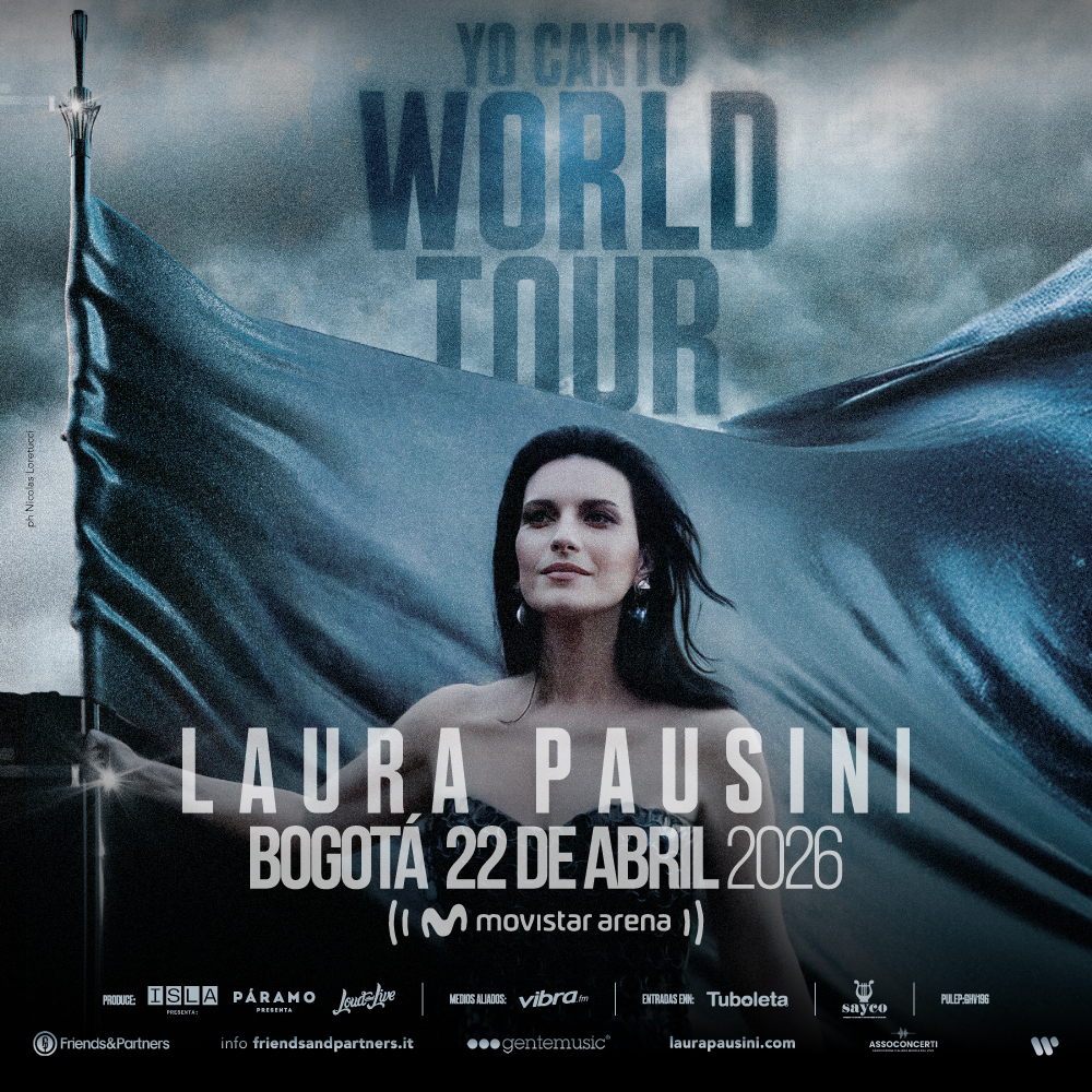 Laura Pausini en el Movistar Arena de Bogotá 2026