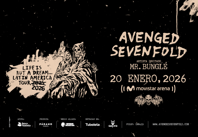 AVENGED SEVENFOLD | Life is a but a Dream… Latin America Tour - BOGOTA 2025