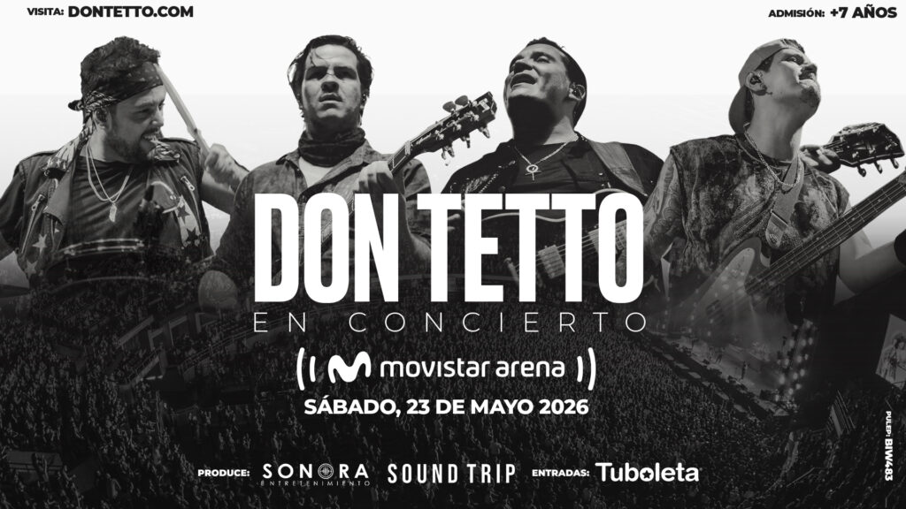 Don Tetto vuelve al Movistar Arena con el show más grande de su historia