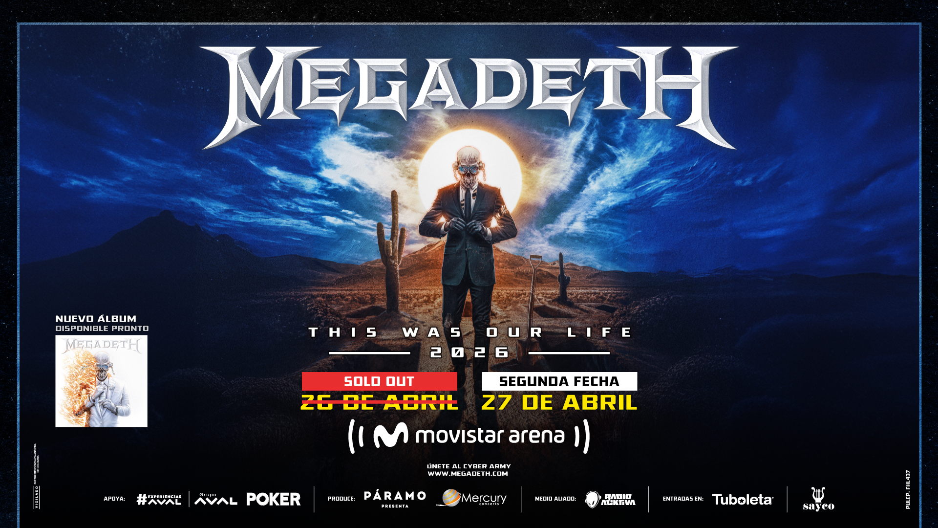 megadeth this was our life segunda fecha 4