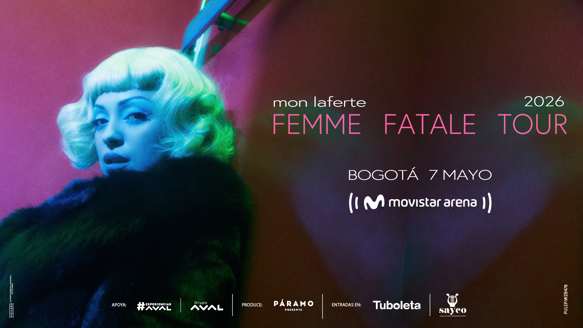 mon laferte femme fatale tour 2026 4