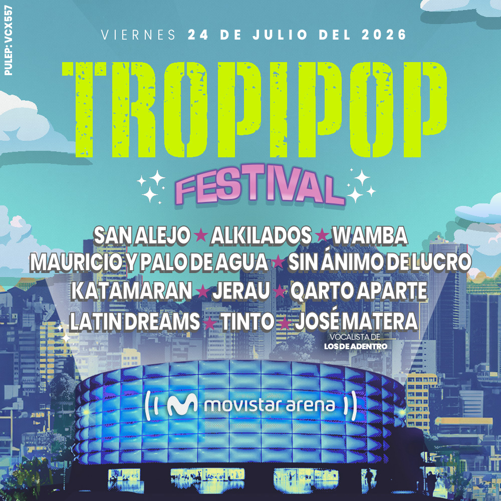 Tropipop Festival 2026: la noche que Bogotá vuelve a cantar en coro