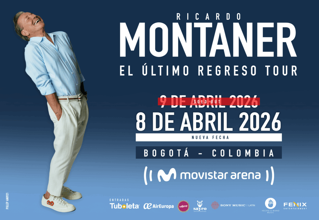 Concierto de Ricardo Montaner en Bogotá: dos fechas en el Movistar Arena