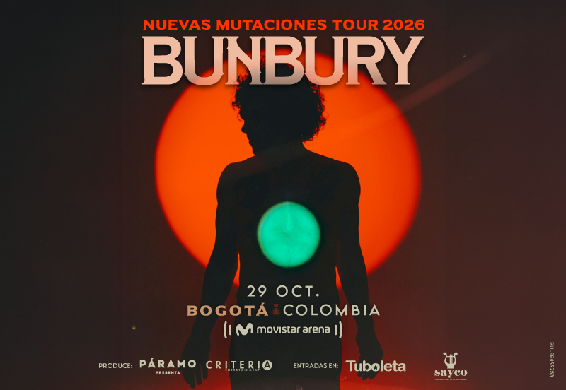 BUNBURY | NUEVAS MUTACIONES TOUR 2026