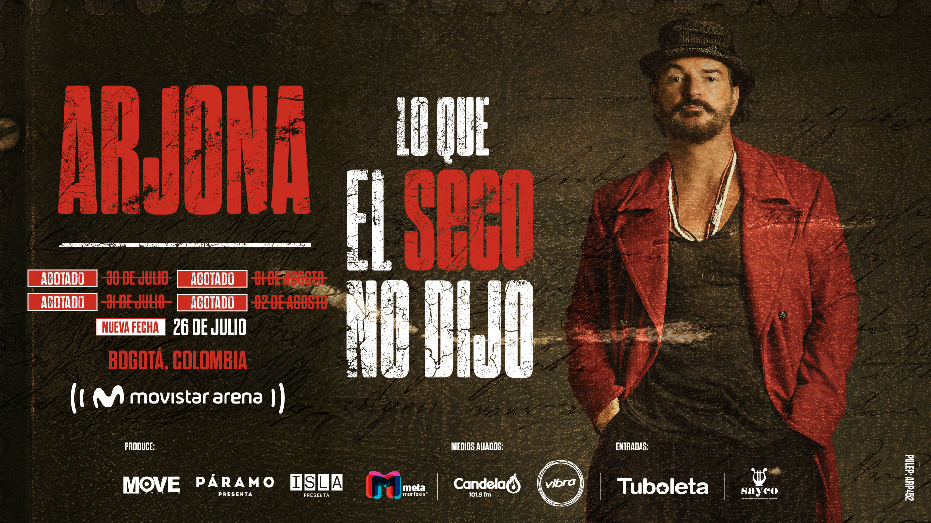ricardo arjona lo que el seco no dijo quinta fecha 4