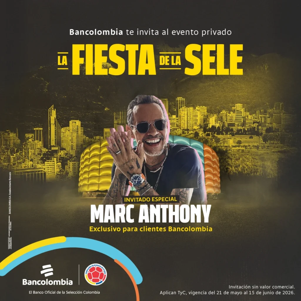La Fiesta de la Sele: el evento de Bancolombia en el Movistar Arena para ver Colombia vs. Portugal