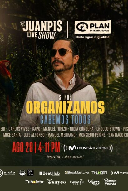THE JUANPIS LIVE SHOW: “SI NOS ORGANIZAMOS CABEMOS TODOS” LLEGA AL MOVISTAR ARENA