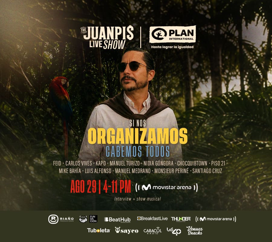 the juanpis live show si nos organizamos cabemos todos llega al movistar arena 2